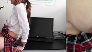 Твой зачет у тебя между ножек. Ты же понимаешь, о чем я?