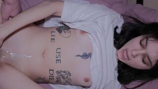 Кульминация на животик