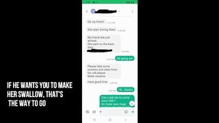 Она сказала мне, чтобы я пришел и выебал ее!