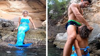 Ты что блядь, реально русалочка!