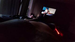 Красавица и её шикарная грудь получили спермы