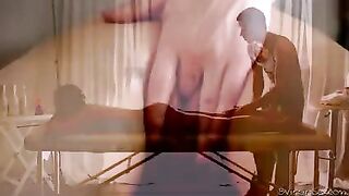 Красотку Нину оттрахали на массажном столе
